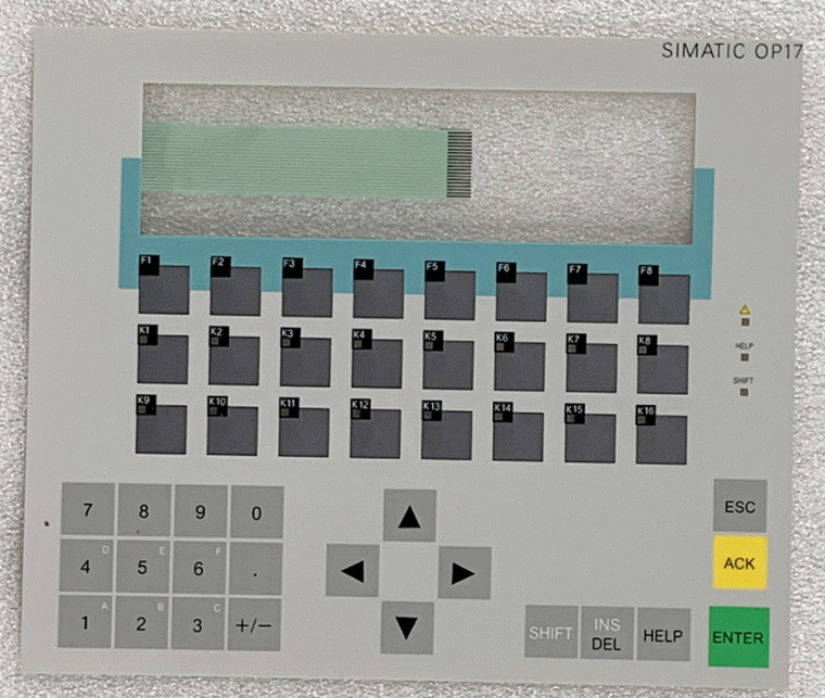 Siemens 6AV3617-1JC20-0AX1 OP17 6AV3617-1JC20-0AX1 Keypad Membrane