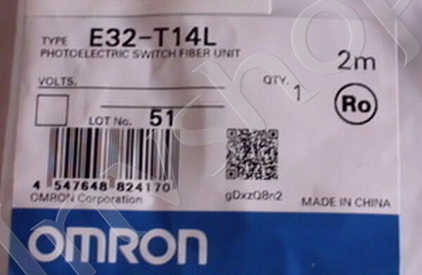 Omron E32-T14LR Switch Fiber Unit FREE SHIP Photoelectric 60 days warranty