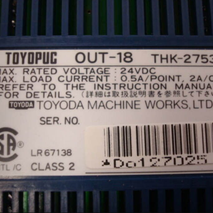 THK-2753 Toyopuc Output Module