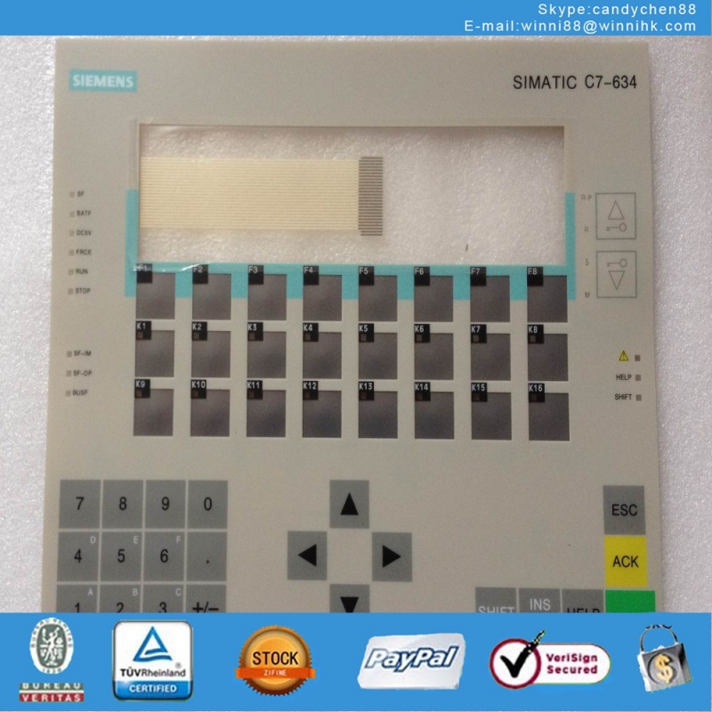 Der Siemens - c7-634 6es7634-1df02-0ae3 tastatur - film