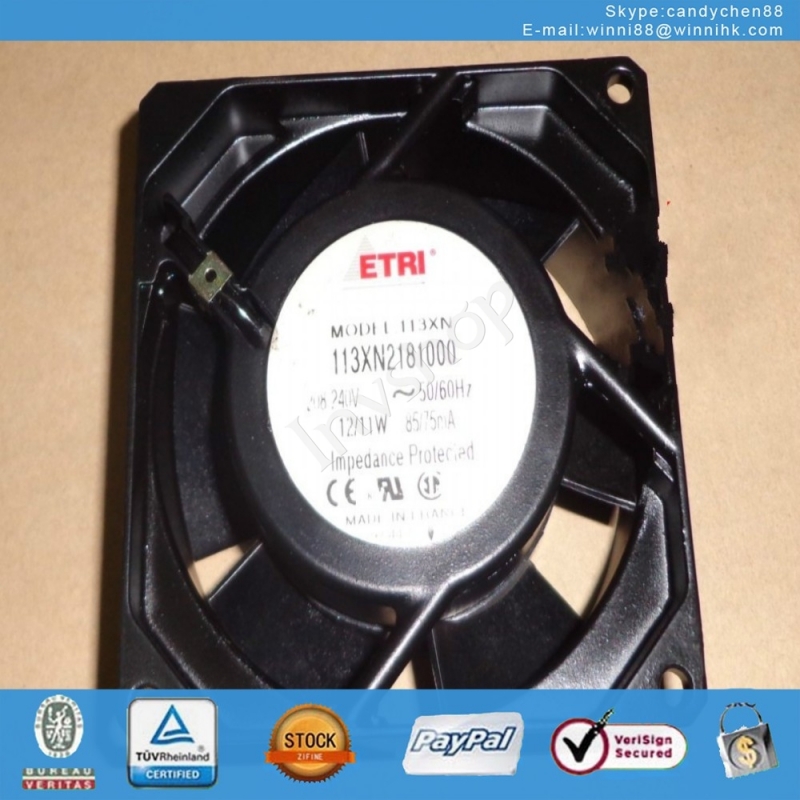 neue origianl etri 113xn2181000 fan 208-240v 12 / 11w axiallÃ¼fter