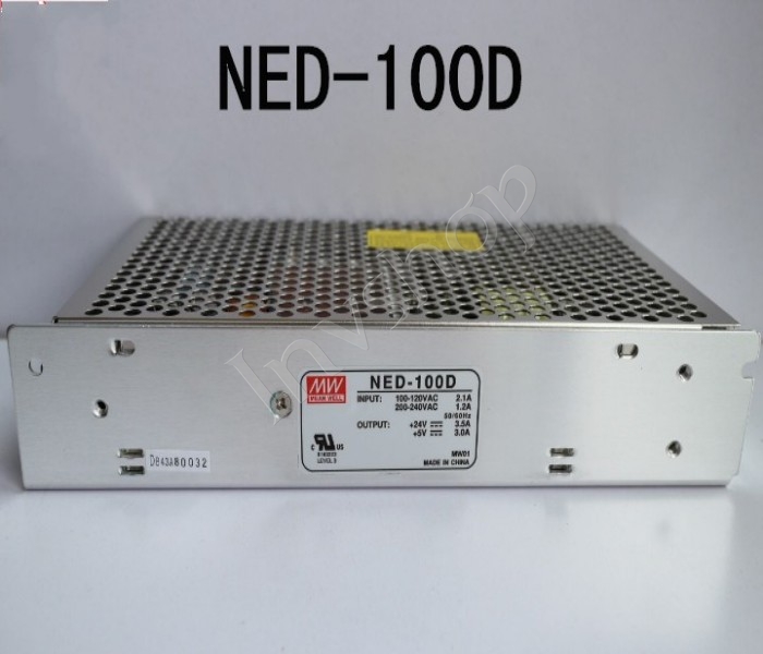 AC / DC 100W 5V 3A & 24V 3.5A MW NED-100D Schalt UL DHL Schaltnetzteil