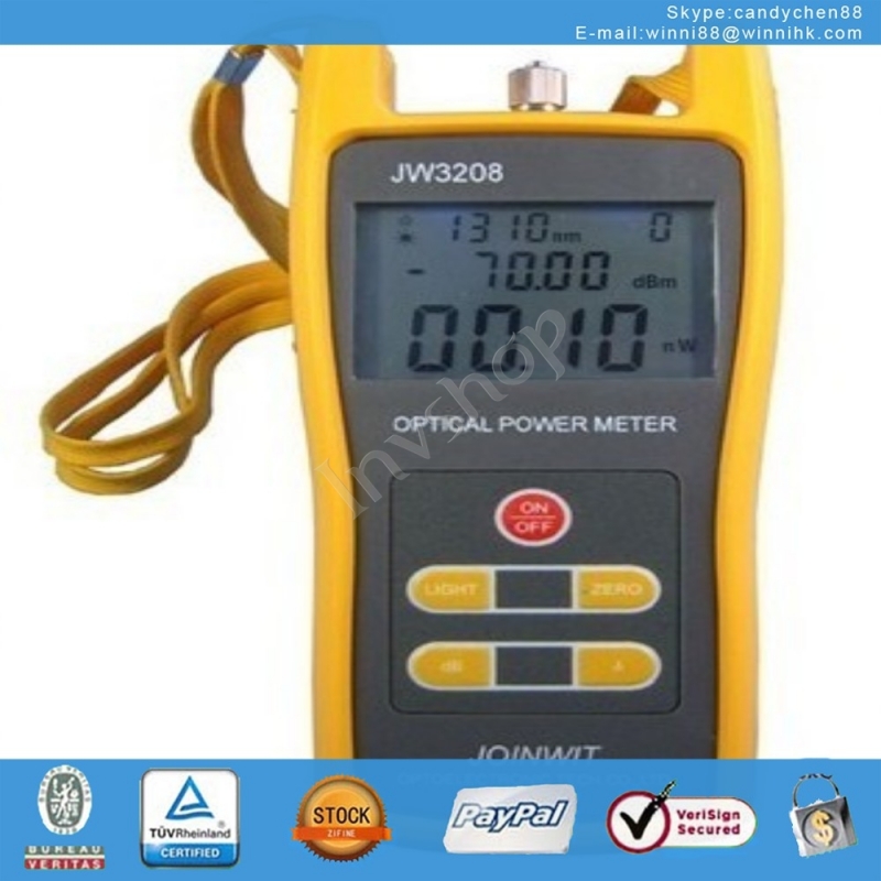 neue jw3208c digitale optische power meter laser