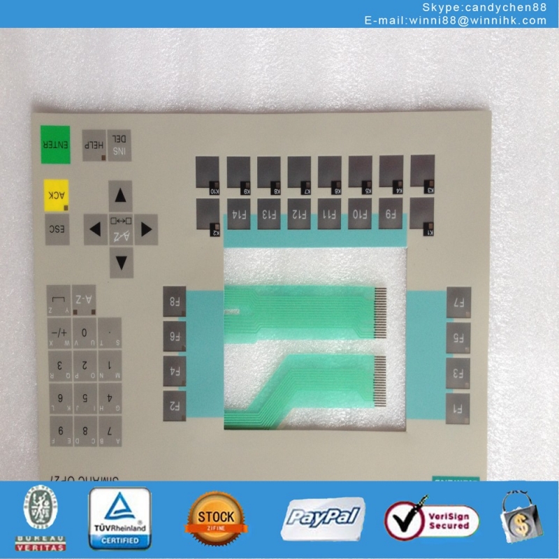Membrane Keypad for Industrial monitor SIMATIC OP27 6AV3627-1JK00-0AX0
