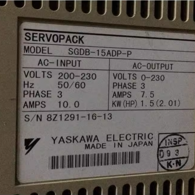 SGDB-15ADP-P Yaskawa servo drive