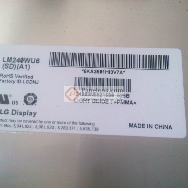 LM240WU6(SD)(A1) FOR LG 24.0-inch 1920(RGB)×1200 LCD display panel