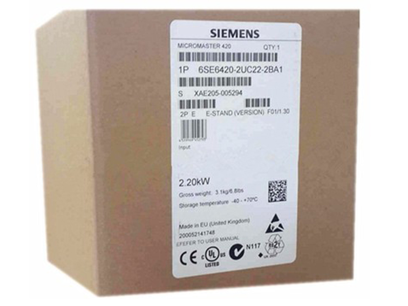 6SE6420-2UC22-2BA1 Siemens MM420 2.2kW frequency converter