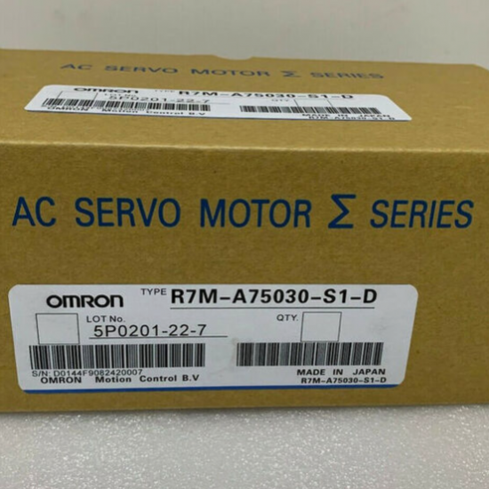 R7M-A75030-S1-D Omron servo motor New In Box