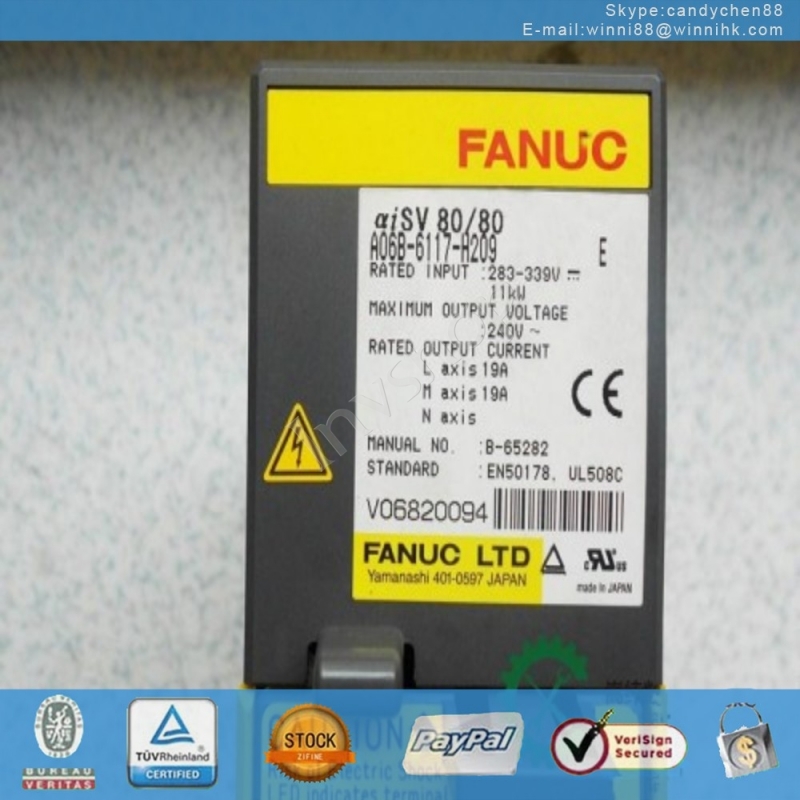 The new A06B-6117-H209 for Fanuc drive 60 days warranty