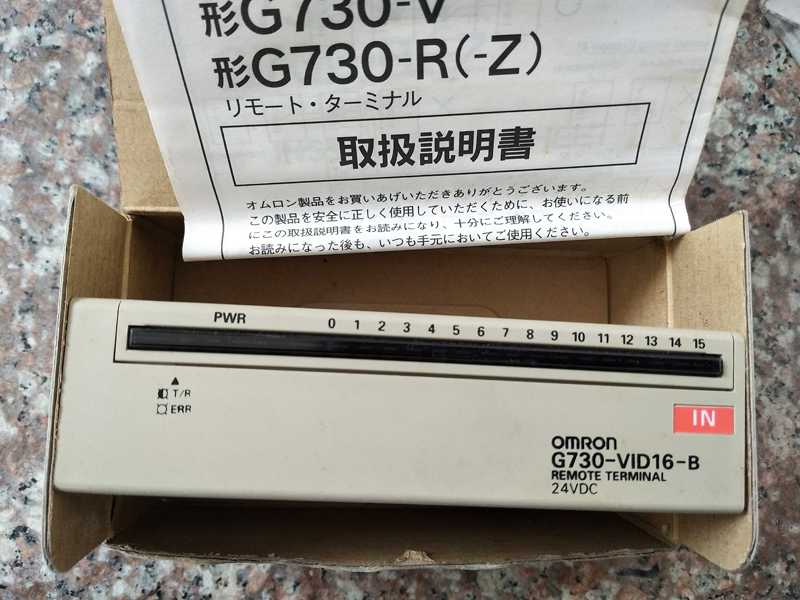 Omron G730-VOD16-B PLC remote input module