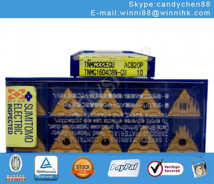 Carbide Inserts SUMITOMO TNMG160408N-GU NEW AC820P TNMG332EGU