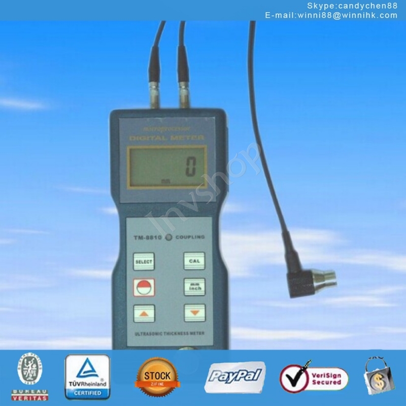 new Digital Testing TM-8810 Ultrasonic Wall Thickness Gauge PVC