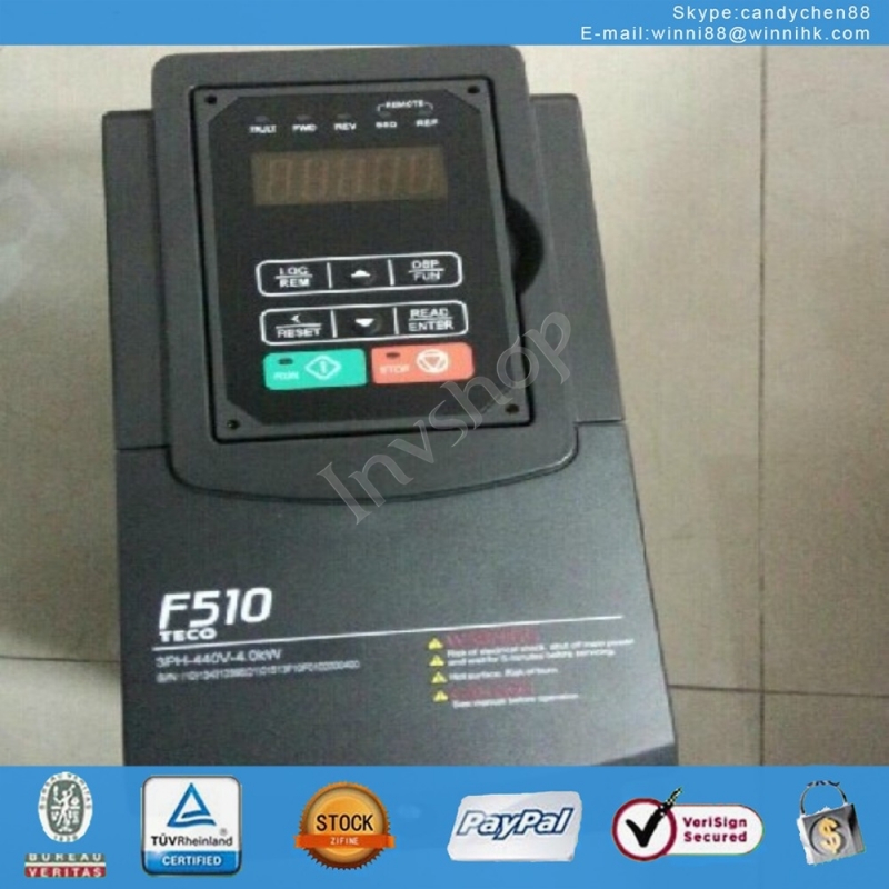 new Inverter VFD F510-4050-H3 3Ph 380~480V 72A 37KW 50 HP 0.1~400Hz