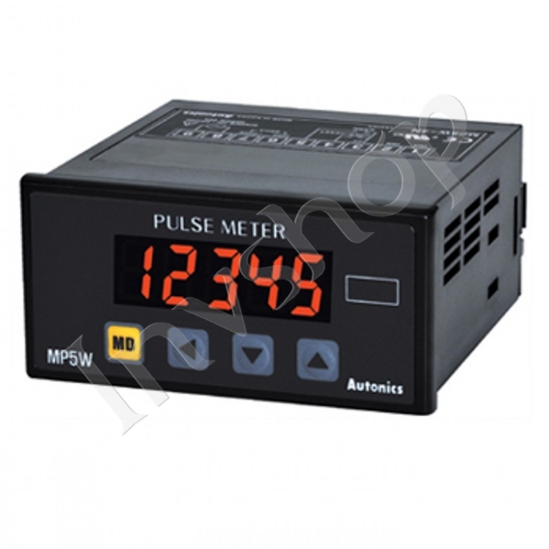 LED Pulse Rate Meter Autonics MP5W-41 W96xH48 NIB 100-240VAC Triple 3 Relay 60 days warranty