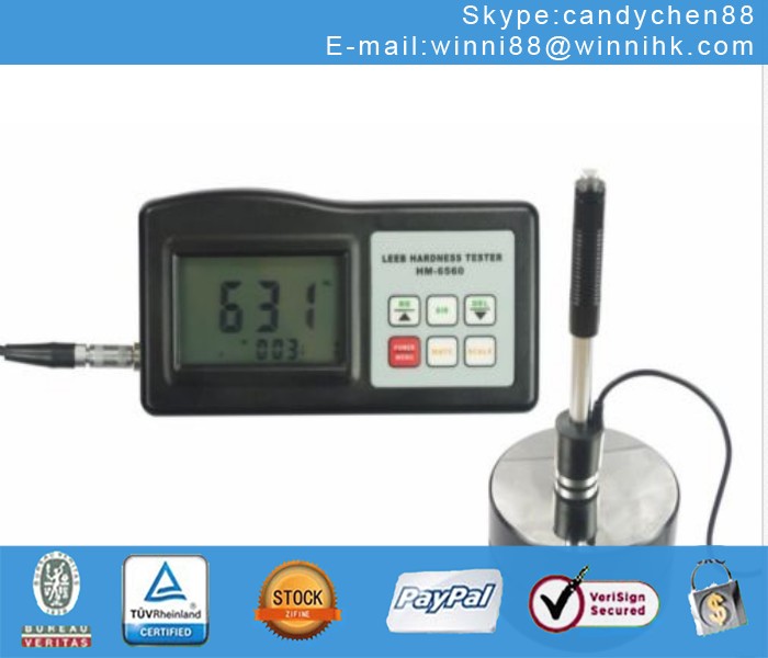 tester meter neue hm-6560 tragbare rebound fÃ¼r metall stahl leeb hÃ¤rte 60 tage garantie