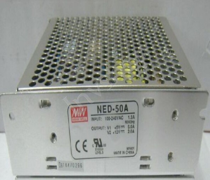 AC / DC 50W 5V 6A & 12V 2A MW NED-50A Schalt UL DHL Schaltnetzteil