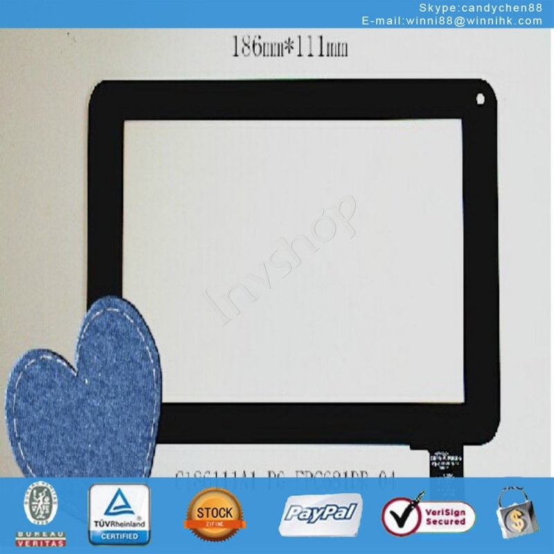 7 inch New C186111A1-PG FPC681DR-04 Touch Screen Digitizer Glass