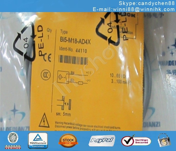 IN Bag Photo-electric NEW BI5-M18-AD4X Turck Proximity Switch Sensor