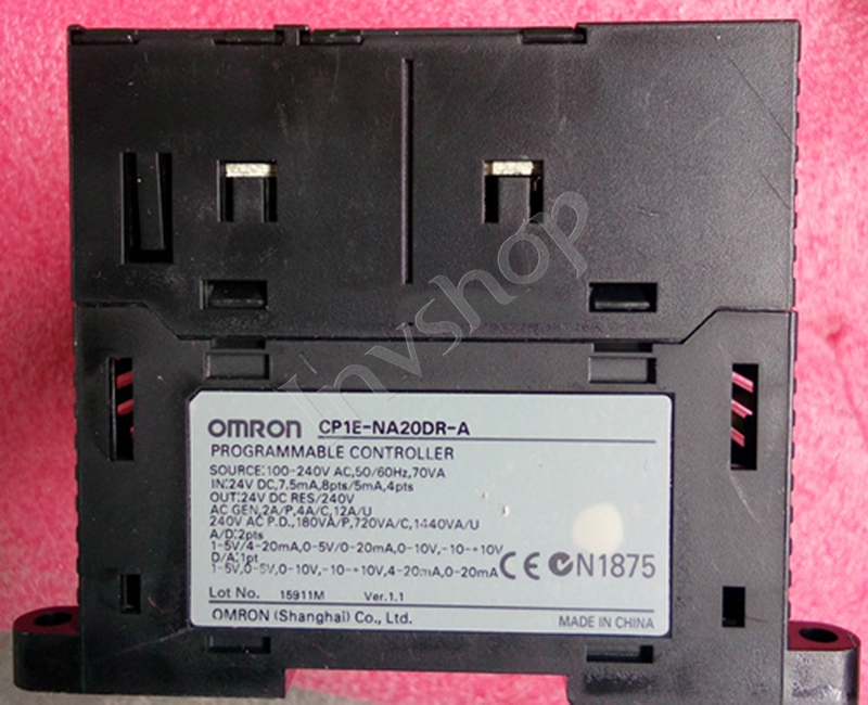 CP1E-NA20DR-A PLC CPU für Omron Sysmac 20I/O 12DI 8DO Relais