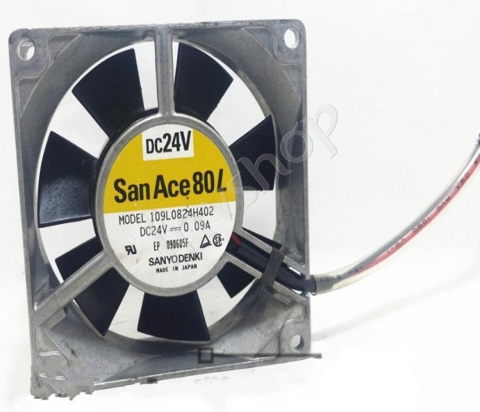 new Sanyo San Ace 80L 109L0824H402 fan 24V 0.09A 2pin 80*80*25mm