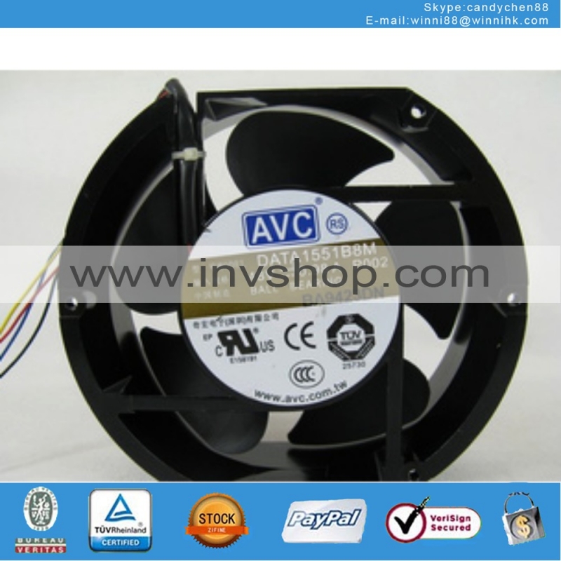 new AVC 17251 DATA1551B8M fan 4pin 48V 0.98A