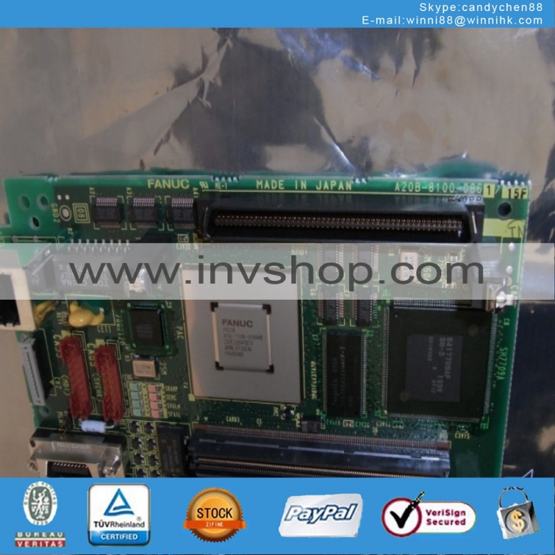 FANUC A20B-8100-0661 SYSTEM MOTHERBOARD TEST WELL FU0P1