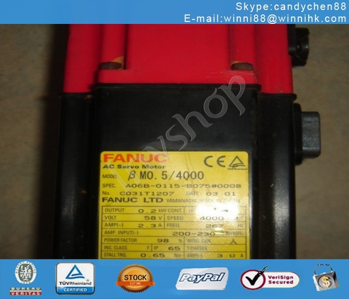 fanuc A06B-0115-B075 Servo motor