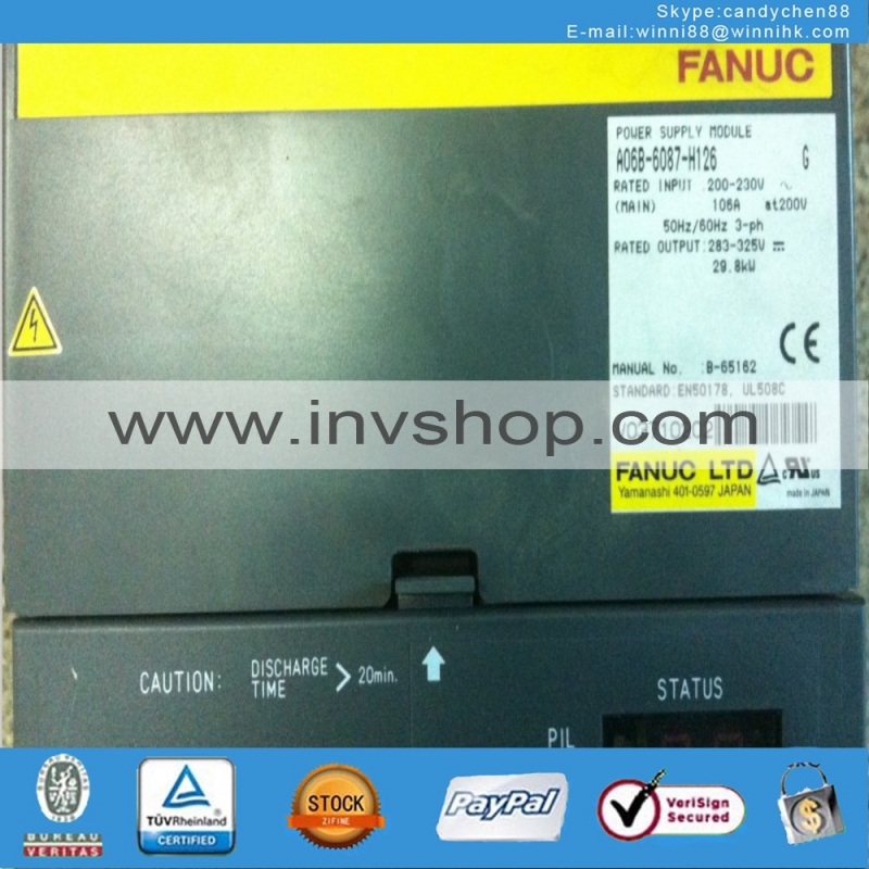 A06B-6087-H126 FANUC Servo Amplifier