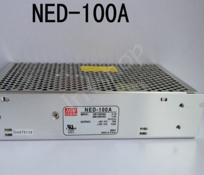 neue WELL AC / DC 100W 5V 10A und 12V 4.2A MW NED-100A Schalt UL DHL