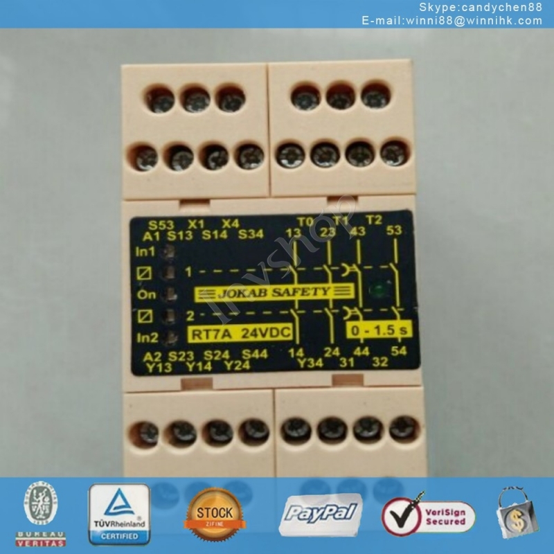 fÃ¼r jokab verwendet rt7a 24vdc 0-1.5s relais sicherheit 60 tage garantie