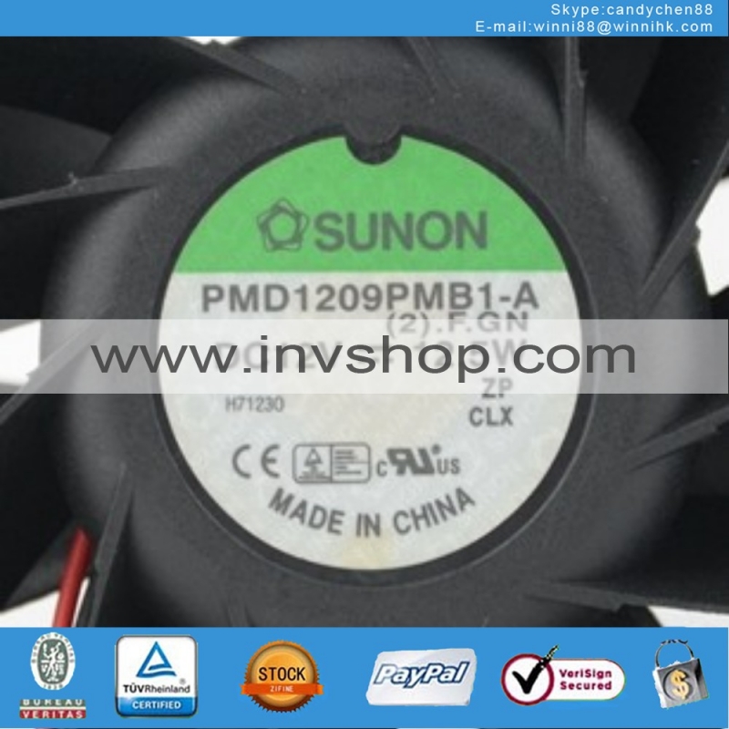 new SUNON PMD1209PMB1-A fan 9CM 90*90*38mm 12V 12.5W 3Pin F0u13
