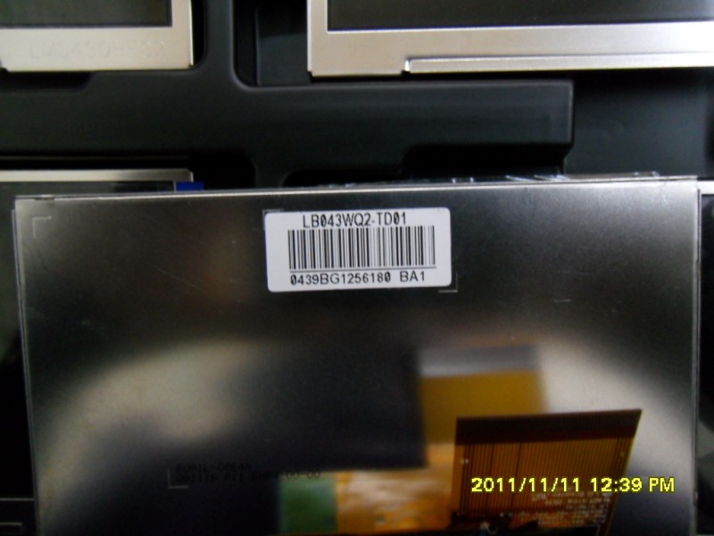 LB043WQ2-TD01 LG LCD Panel Resolution 480*272 for Portable Navigation Device panel