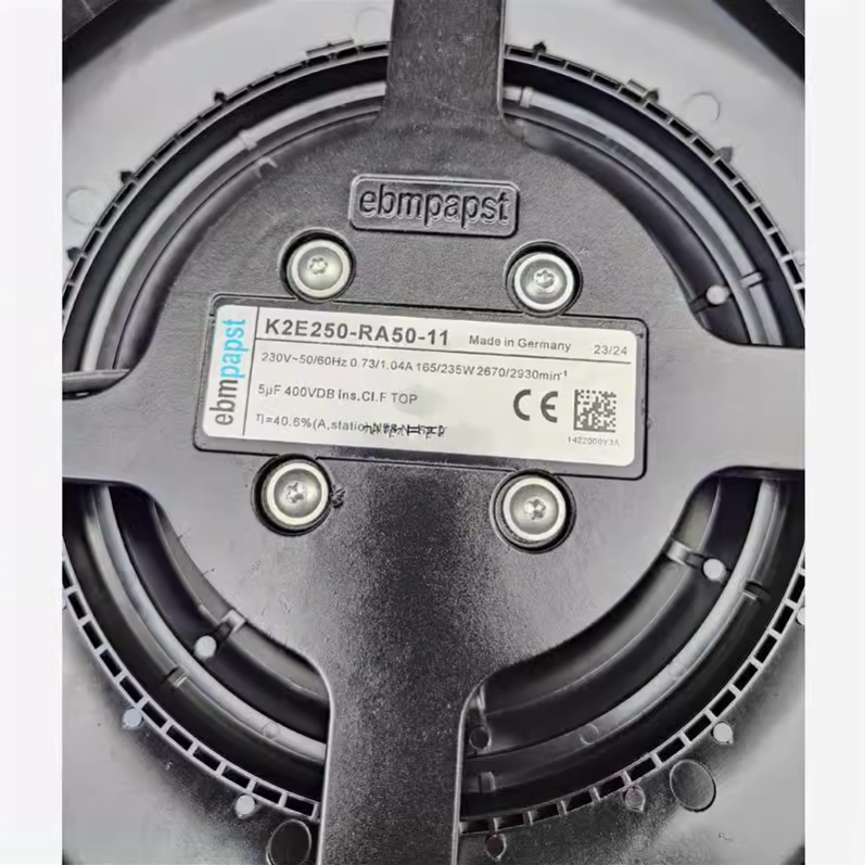 K2E250-RA50-11 ebmpapst Inverter centrifugal cooling fan