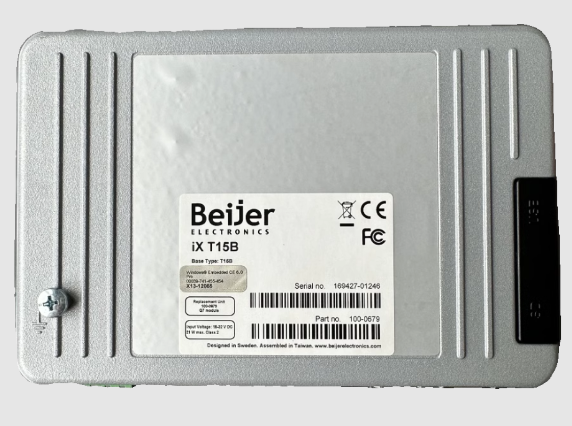 Beijer iX T15B graphic touch hmi