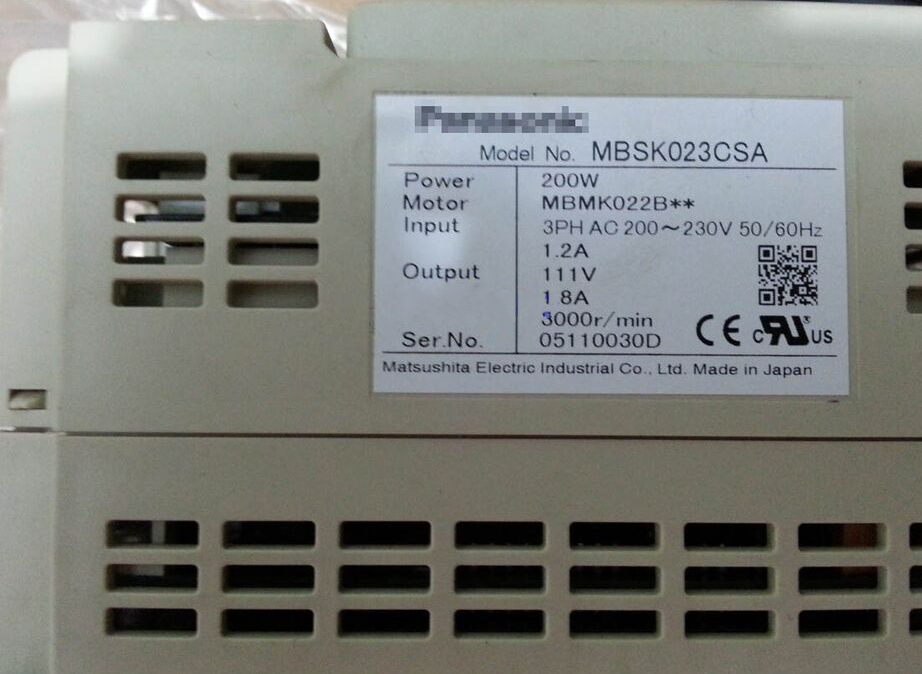 MBSK023CSA FOR Panasonic servo motor