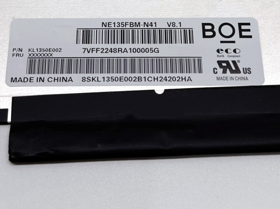 NE135FBM-N41 V8.1 FOR BOE 13.5inch 2256(RGB)×1504 LCD display panel