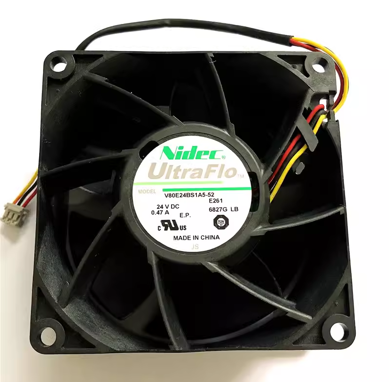 V80E24BS1A5-52 NIDEC 8038 24V0.47A Schneider inverter fan