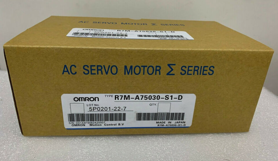 R7M-A75030-S1-D Omron servo motor New In Box