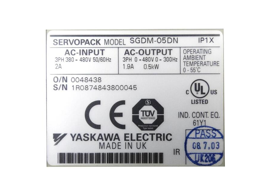 SGDM-05DN Yaskawa servo drive