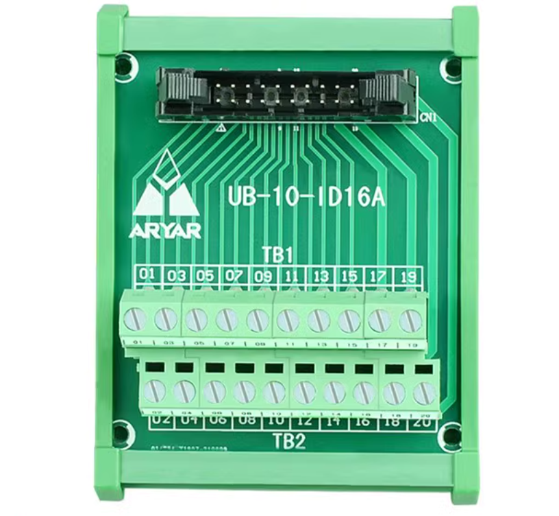 UB-10-ID16A plc uses DI/O to convert terminal station adapter board