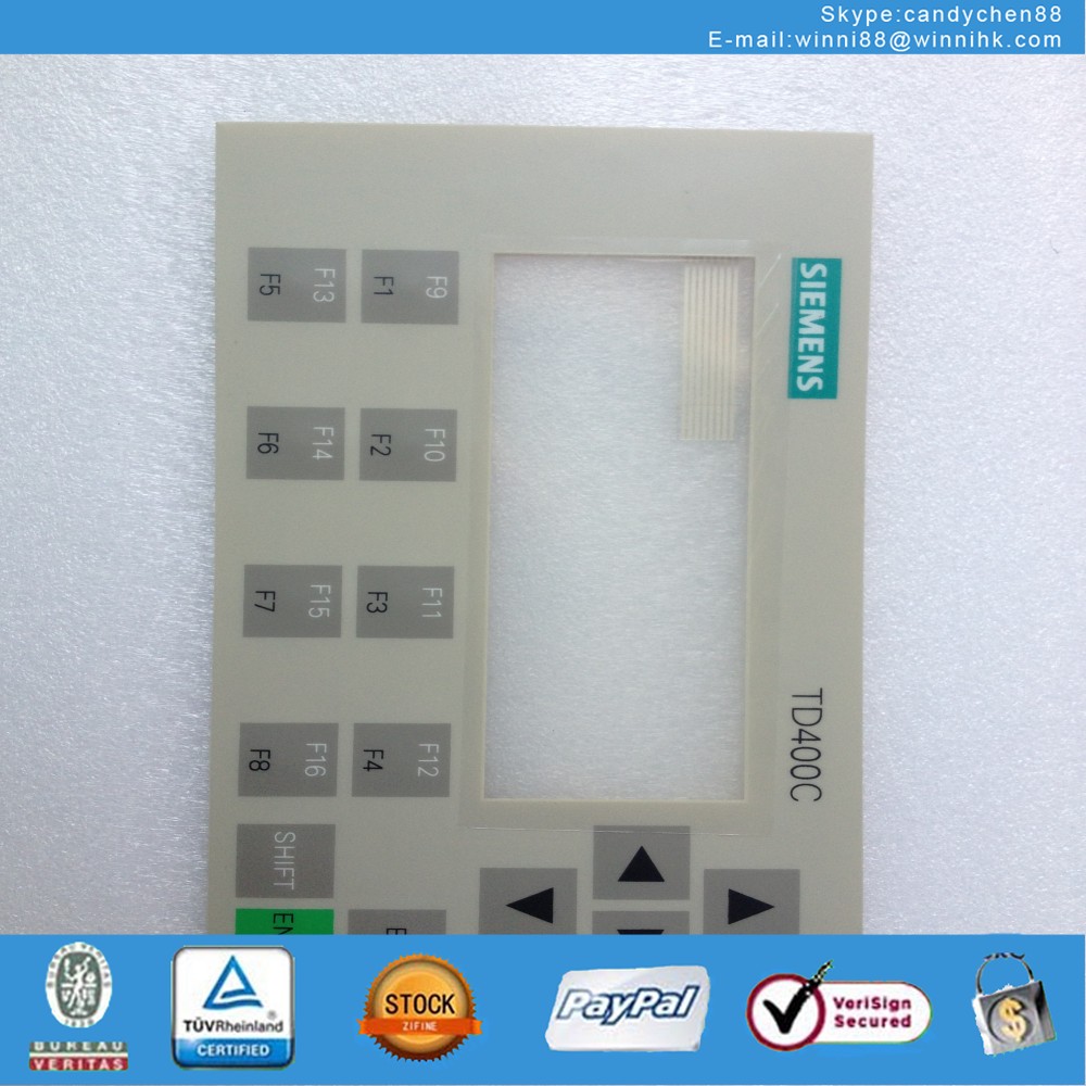 Membrane Keypad for TD400C 6AV6 640-0AA00-0AX0