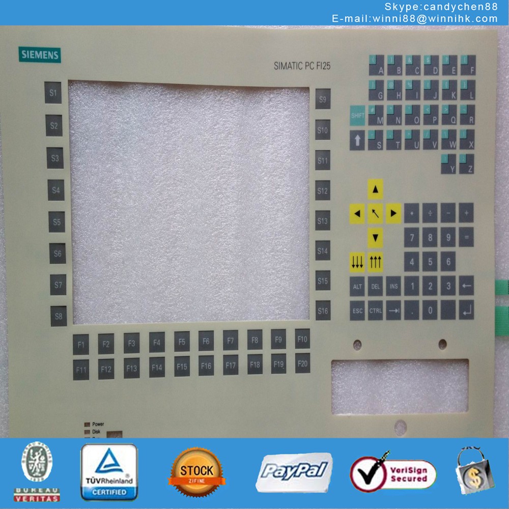 Membrane Keypad for SIEMENS SIMTIC PC FI25