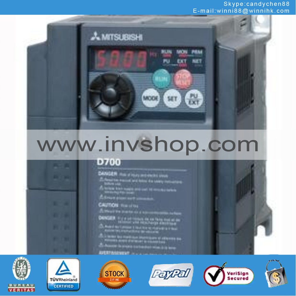 new FR-D720-1.5K VFD Inverter FR-D700 3ph 220V 3ph 200~240V 7A 1.5KW 400Hz