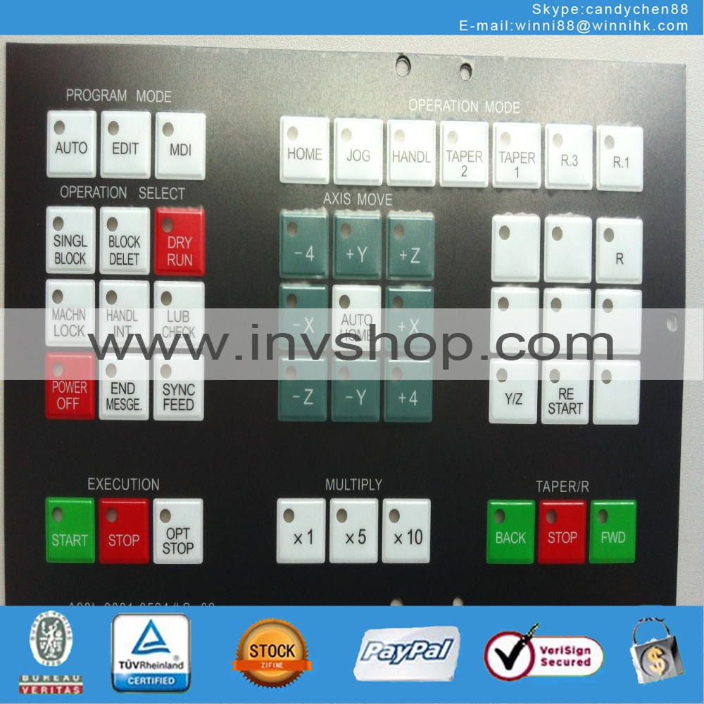 NEW FANUC A98-0001-0524#S 02 Membrane Keypad