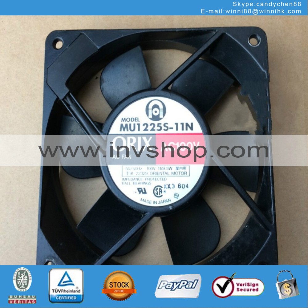 new MU1225S-11N fan AC100V 12cm