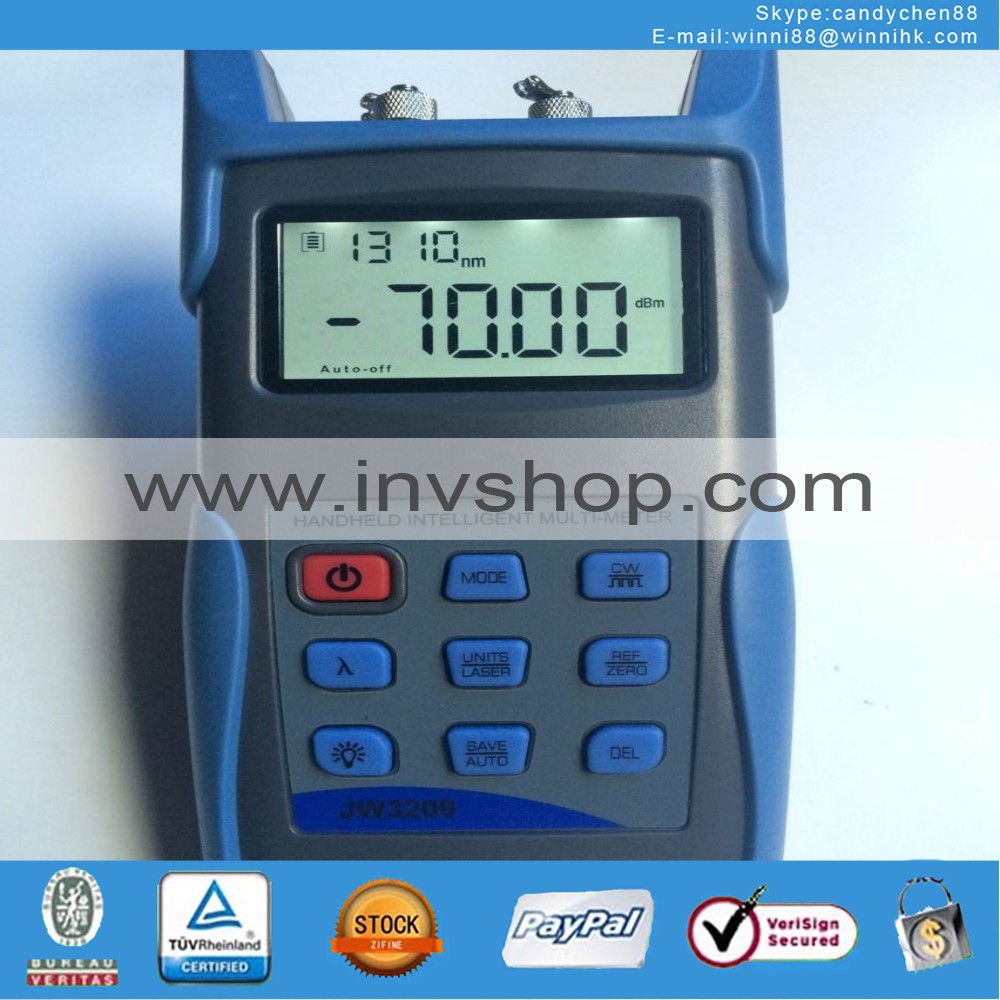 New JW3209 Handheld optical power meter multimeter