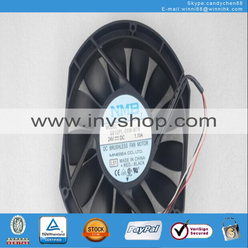 new NMB 5910PL-05W-B79 fan 170*25mm 3pin 24V 1.7A