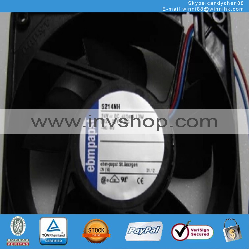 new Ebmpapst 5214NH fan 127*127*38mm 24V 10W 2pin