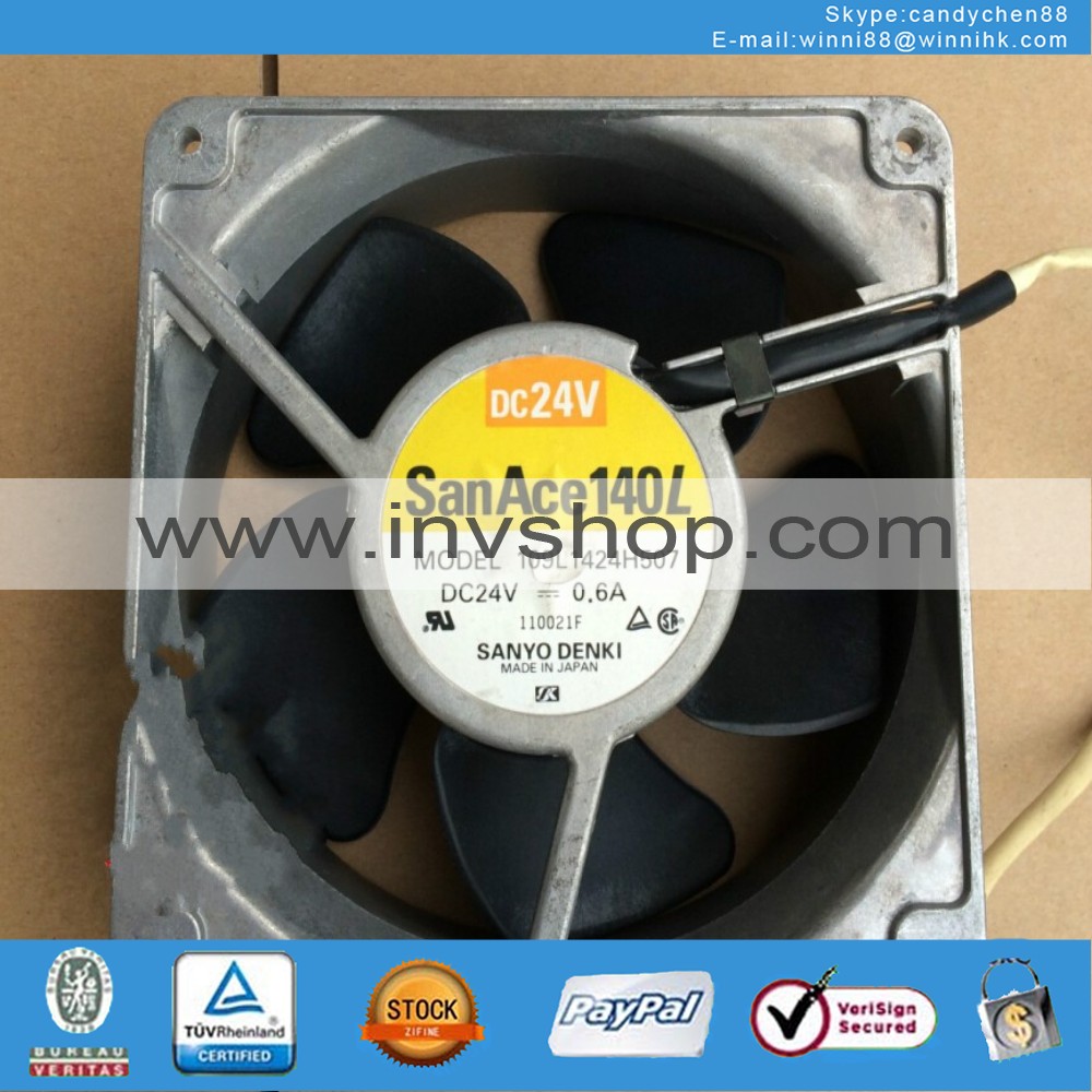 new Sanyo 109L1424H507 fan 140*140*50mm 24V 0.6A