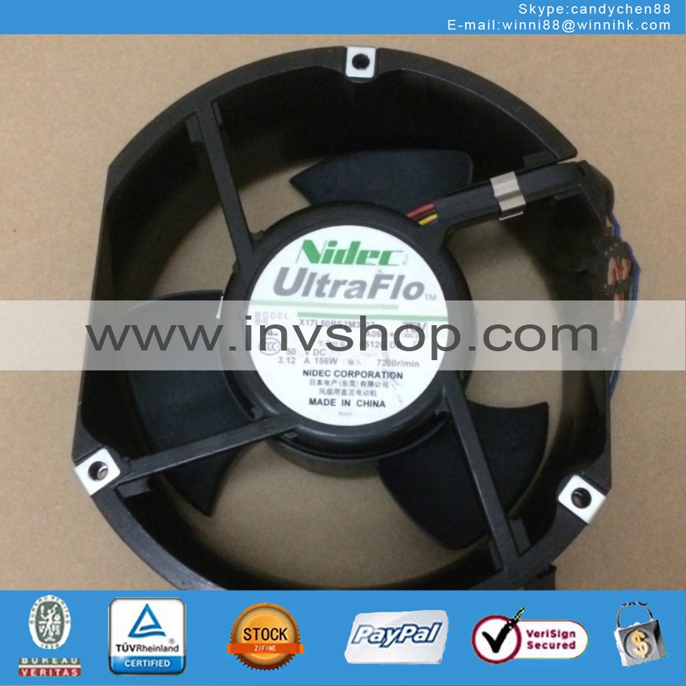 new Nidec X17L50BS2M3-07 fan 50V 3.12A 156W 7200r/min